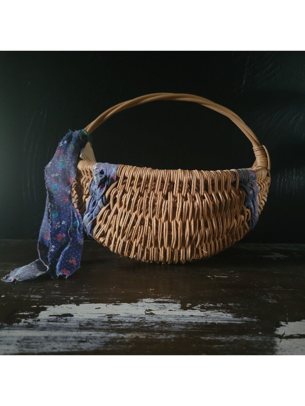 Teresa Ann Barrett Buttocks Basket Egg-Gathering Basket God's Eye Weaving Knot